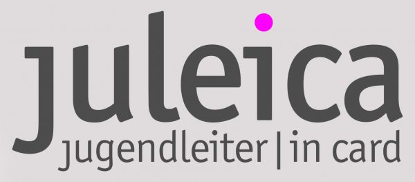 Juleica Schriftzug | Jugendbildungsstätten Bayern